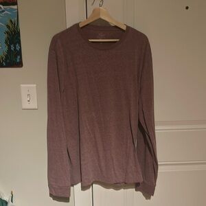 J. Crew Men’s Long Sleeve T-Shirt - Light Red Heather